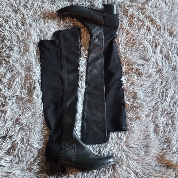 Stuart Weitzman 5050 over the knee black boot 36 US 5.5 - Picture 2 of 7
